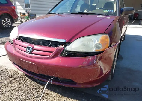 2003 Honda Civic Lx из США, поврежденный, VIN 2HGES16543H528666